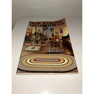How To Make Braided Rugs Sally Clarke Carty McGraw-Hill Craft Book 0070101965